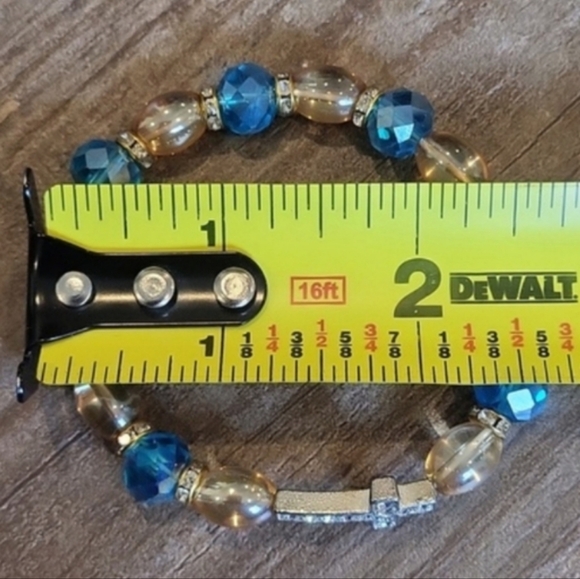 Multicolored Stretchy Beaded Bracelets, Cross, I Believe Christian Jesus Fish - Picture 5 of 7